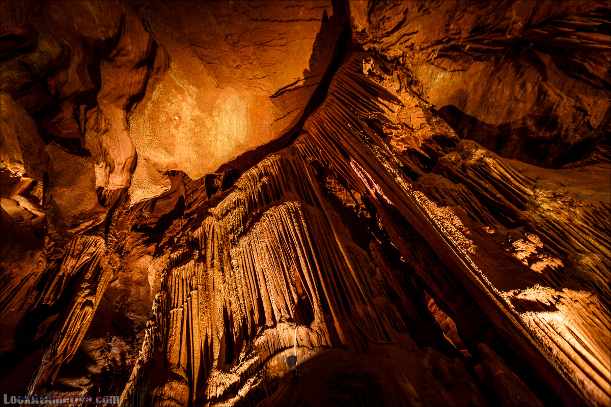 Пещеры Шенандоа | Shenandoah Caverns | LookAtAmerica.com - Большое Американское путешествие LookAtIsrael.com