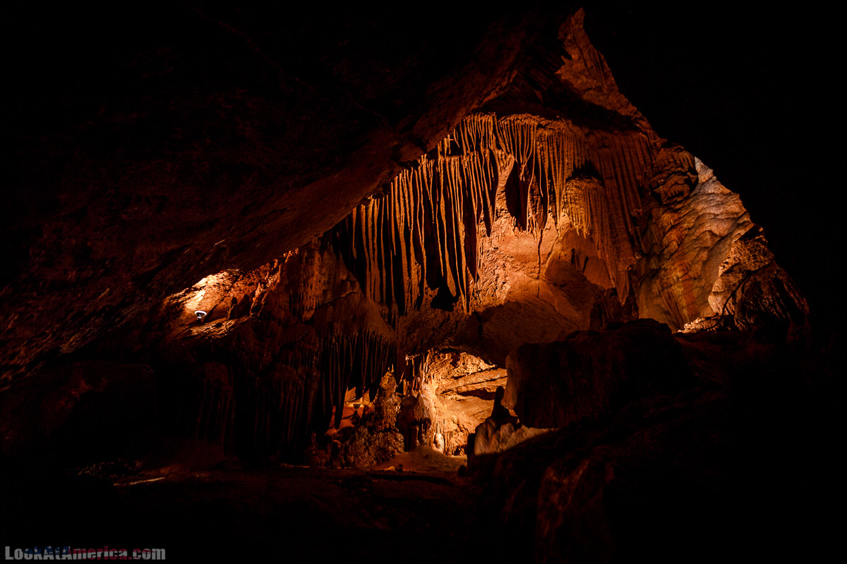 Пещеры Шенандоа | Shenandoah Caverns | LookAtAmerica.com - Большое Американское путешествие LookAtIsrael.com