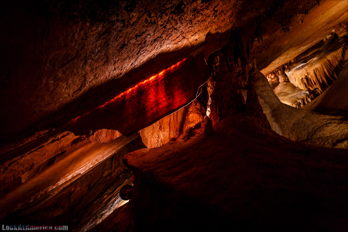 Пещеры Шенандоа | Shenandoah Caverns | LookAtAmerica.com - Большое Американское путешествие LookAtIsrael.com
