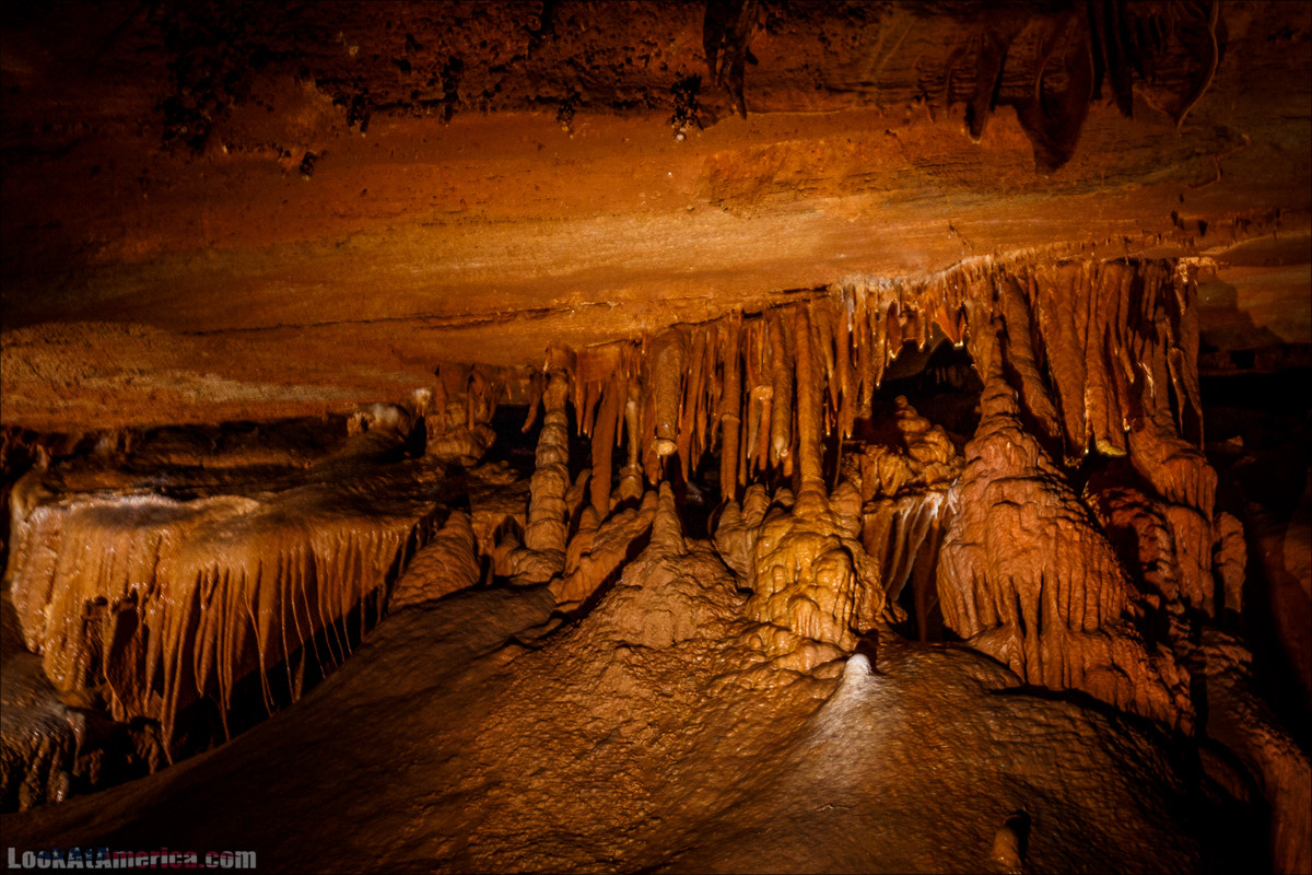 Пещеры Шенандоа | Shenandoah Caverns | LookAtAmerica.com - Большое Американское путешествие LookAtIsrael.com