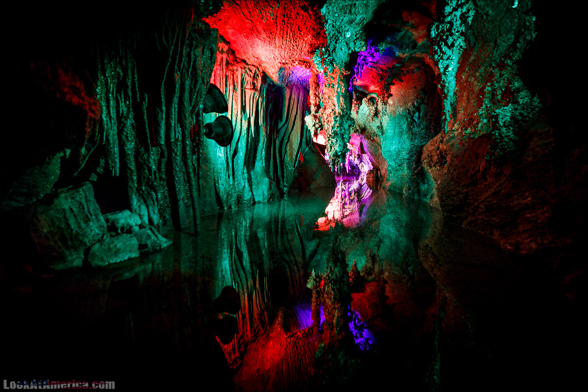 Пещеры Шенандоа | Shenandoah Caverns | LookAtAmerica.com - Большое Американское путешествие LookAtIsrael.com