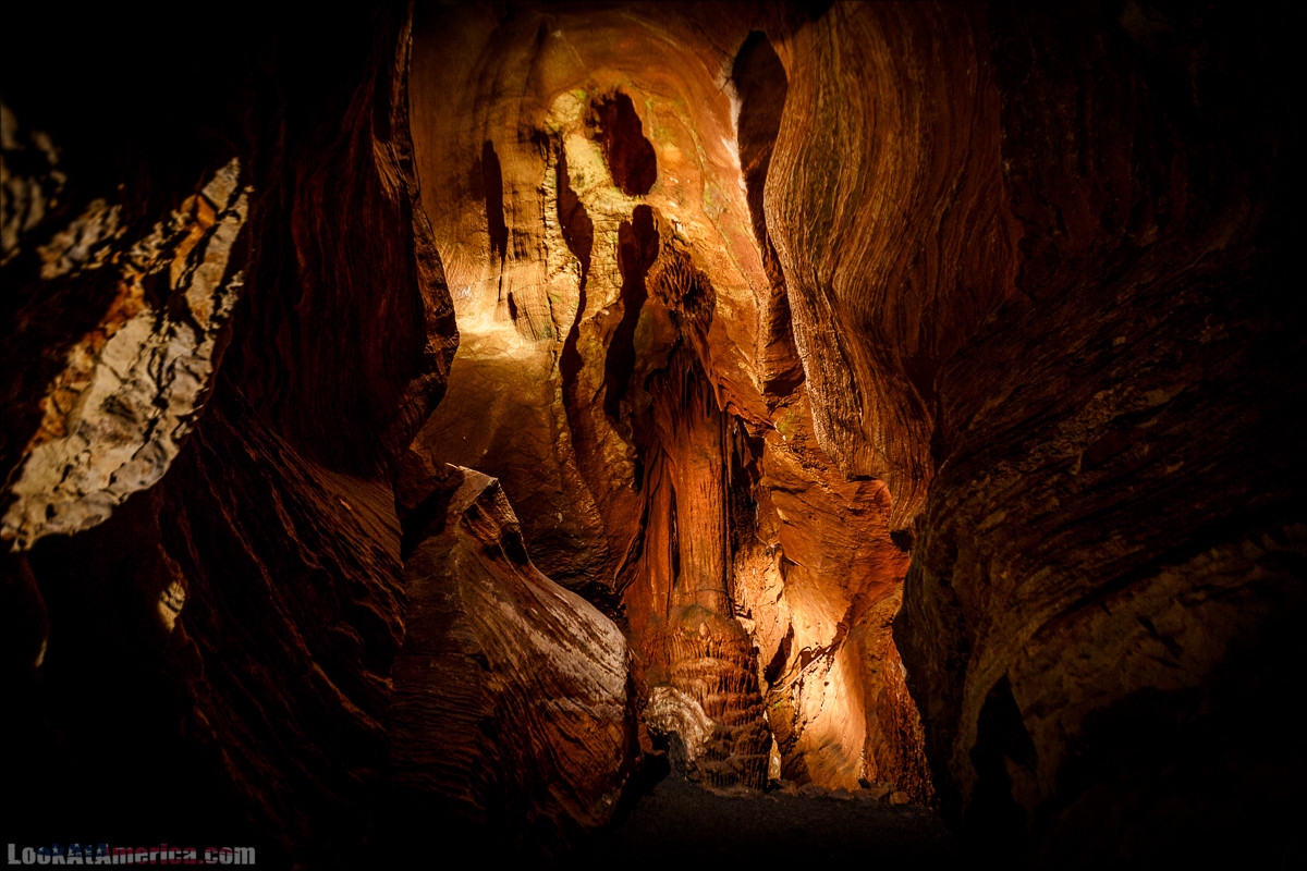 Пещеры Шенандоа | Shenandoah Caverns | LookAtAmerica.com - Большое Американское путешествие LookAtIsrael.com