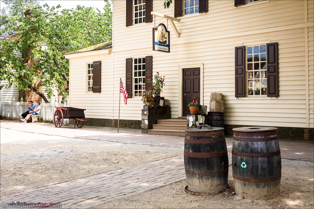 Колониальный Вилльямсбург (Уильямсбург) | LookAtAmerica.com - Большое Американское путешествие LookAtIsrael.com