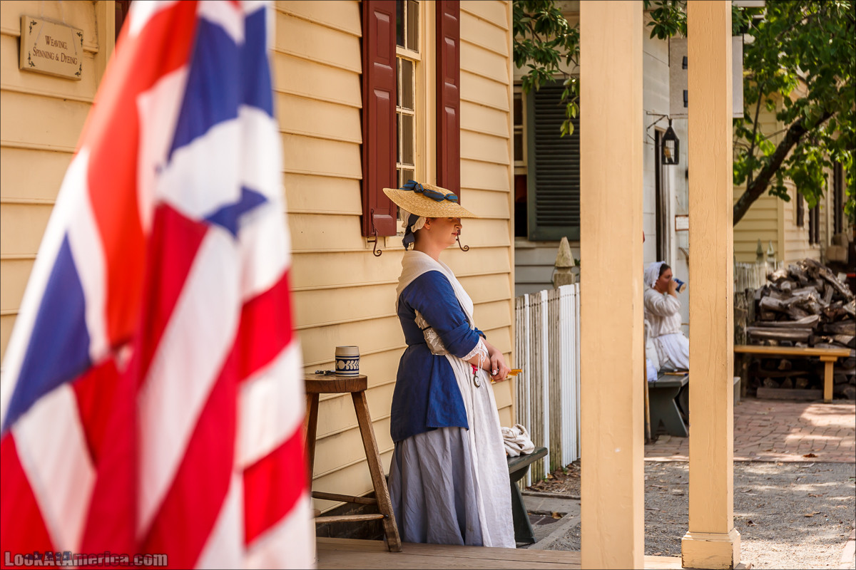 Колониальный Вилльямсбург (Уильямсбург) | LookAtAmerica.com - Большое Американское путешествие LookAtIsrael.com