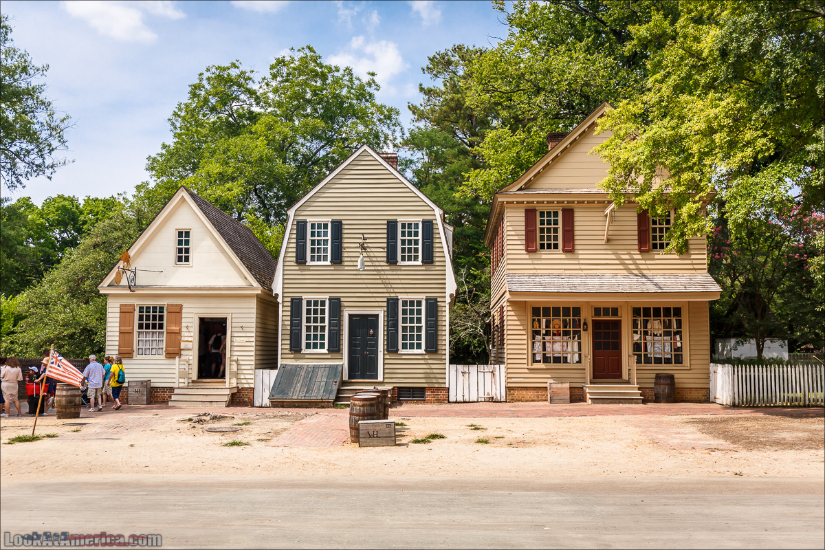 Колониальный Вилльямсбург (Уильямсбург) | LookAtAmerica.com - Большое Американское путешествие LookAtIsrael.com