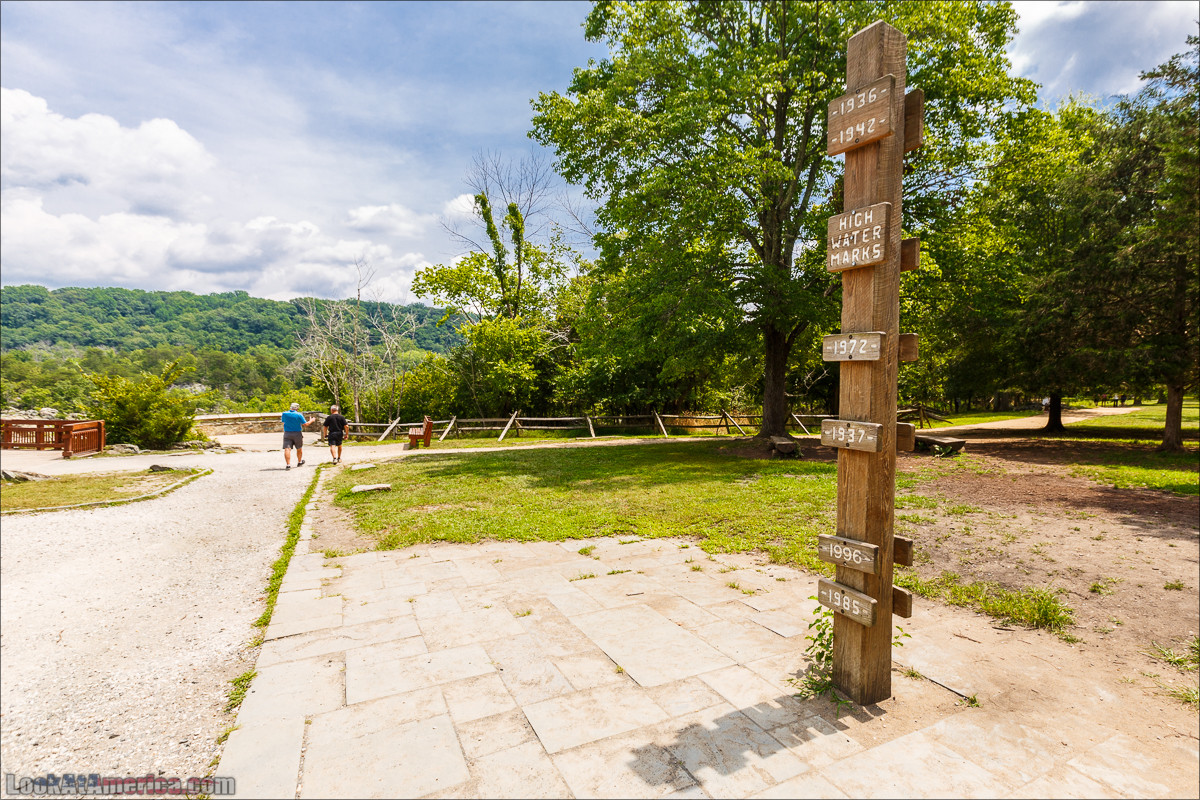 Водопады на реке Патомак. Национальный парк Грейт Фолс | Great Falls of Patowmack | LookAtAmerica.com - Большое Американское путешествие LookAtIsrael.com