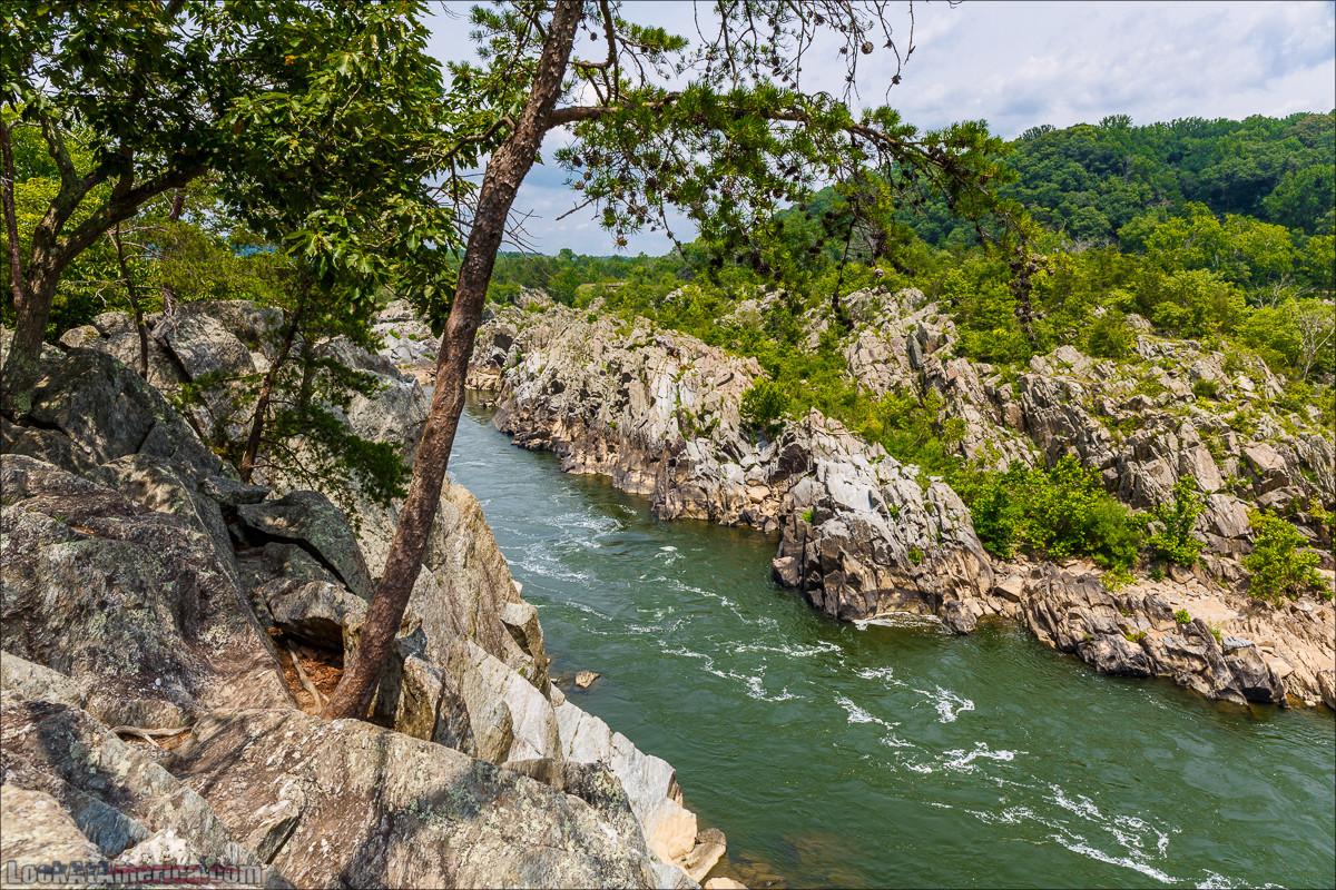 Водопады на реке Патомак. Национальный парк Грейт Фолс | Great Falls of Patowmack | LookAtAmerica.com - Большое Американское путешествие LookAtIsrael.com