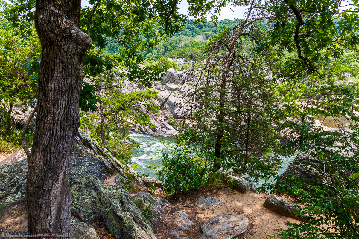 Водопады на реке Патомак. Национальный парк Грейт Фолс | Great Falls of Patowmack | LookAtAmerica.com - Большое Американское путешествие LookAtIsrael.com