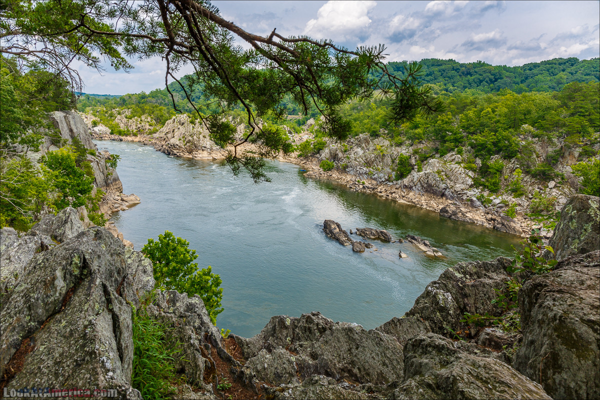 Водопады на реке Патомак. Национальный парк Грейт Фолс | Great Falls of Patowmack | LookAtAmerica.com - Большое Американское путешествие LookAtIsrael.com