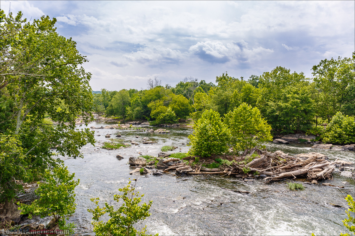 Водопады на реке Патомак. Национальный парк Грейт Фолс | Great Falls of Patowmack | LookAtAmerica.com - Большое Американское путешествие LookAtIsrael.com