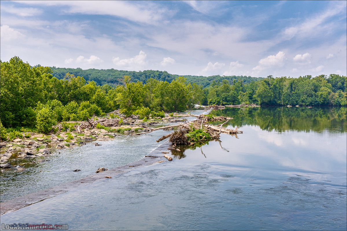 Водопады на реке Патомак. Национальный парк Грейт Фолс | Great Falls of Patowmack | LookAtAmerica.com - Большое Американское путешествие LookAtIsrael.com