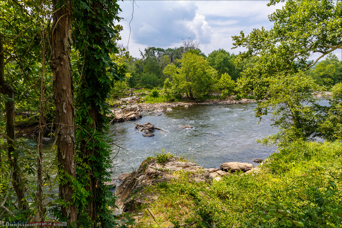 Водопады на реке Патомак. Национальный парк Грейт Фолс | Great Falls of Patowmack | LookAtAmerica.com - Большое Американское путешествие LookAtIsrael.com