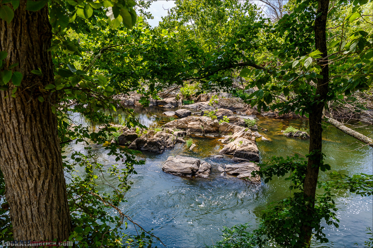 Водопады на реке Патомак. Национальный парк Грейт Фолс | Great Falls of Patowmack | LookAtAmerica.com - Большое Американское путешествие LookAtIsrael.com