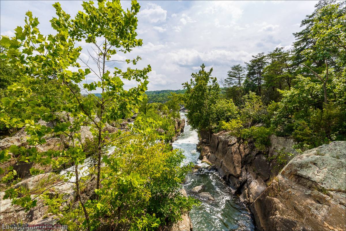 Водопады на реке Патомак. Национальный парк Грейт Фолс | Great Falls of Patowmack | LookAtAmerica.com - Большое Американское путешествие LookAtIsrael.com