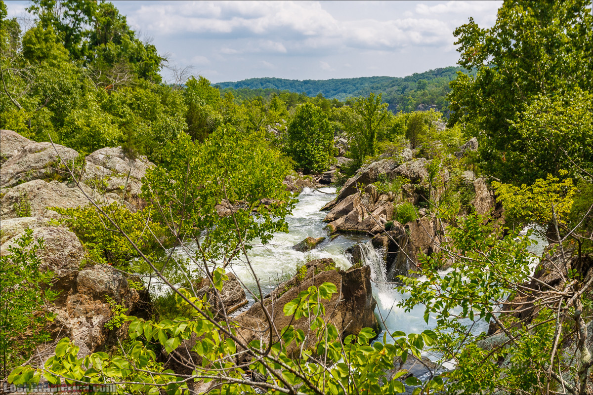 Водопады на реке Патомак. Национальный парк Грейт Фолс | Great Falls of Patowmack | LookAtAmerica.com - Большое Американское путешествие LookAtIsrael.com