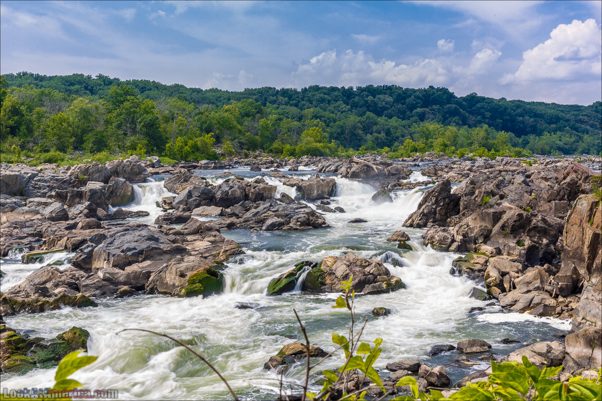 Водопады на реке Патомак. Национальный парк Грейт Фолс | Great Falls of Patowmack | LookAtAmerica.com - Большое Американское путешествие LookAtIsrael.com