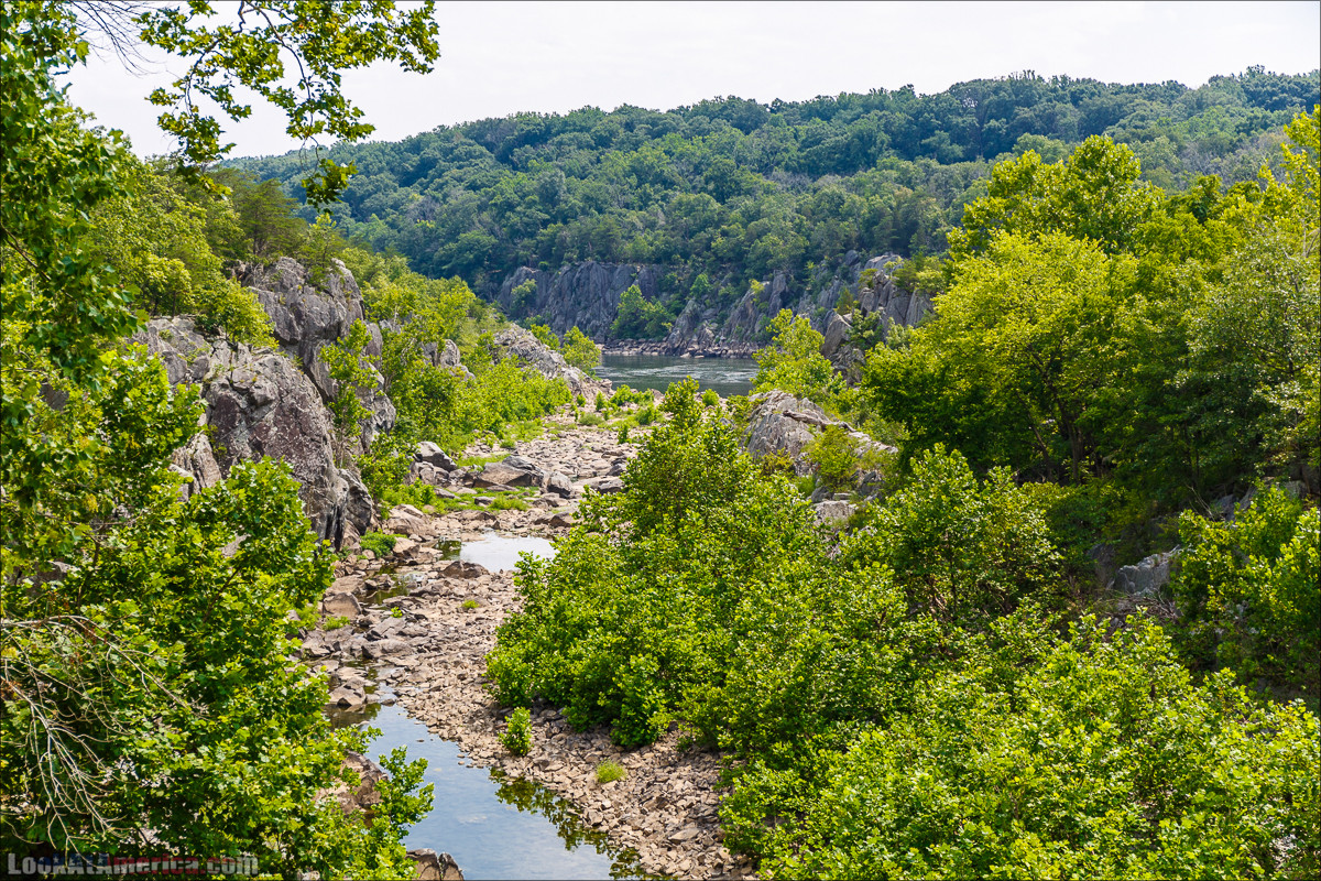 Водопады на реке Патомак. Национальный парк Грейт Фолс | Great Falls of Patowmack | LookAtAmerica.com - Большое Американское путешествие LookAtIsrael.com