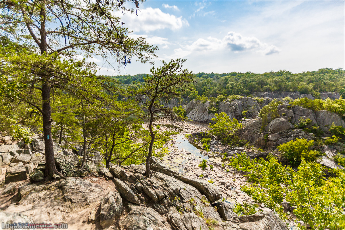 Водопады на реке Патомак. Национальный парк Грейт Фолс | Great Falls of Patowmack | LookAtAmerica.com - Большое Американское путешествие LookAtIsrael.com