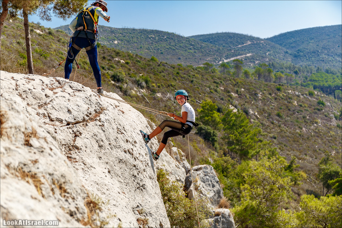 Снеплинг тренировка с скалах горы Кармель | LookAtIsrael.com - Фото путешествия по Израилю