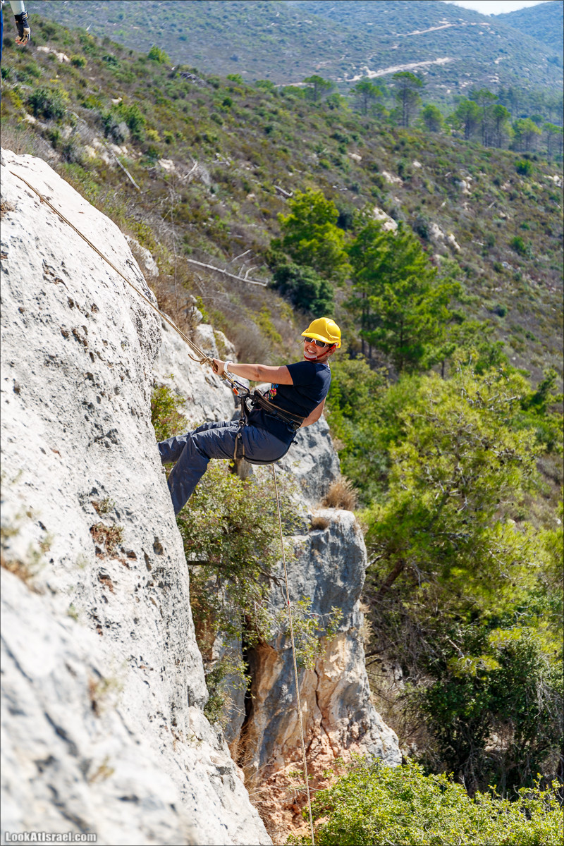 Снеплинг тренировка с скалах горы Кармель | LookAtIsrael.com - Фото путешествия по Израилю