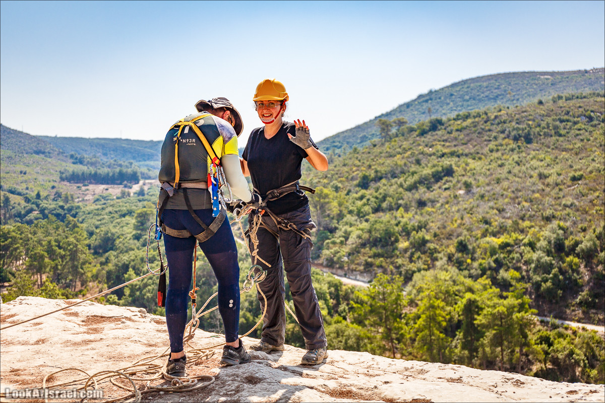 Снеплинг тренировка с скалах горы Кармель | LookAtIsrael.com - Фото путешествия по Израилю