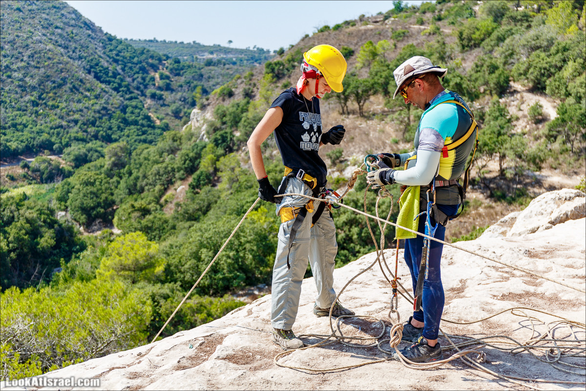 Снеплинг тренировка с скалах горы Кармель | LookAtIsrael.com - Фото путешествия по Израилю