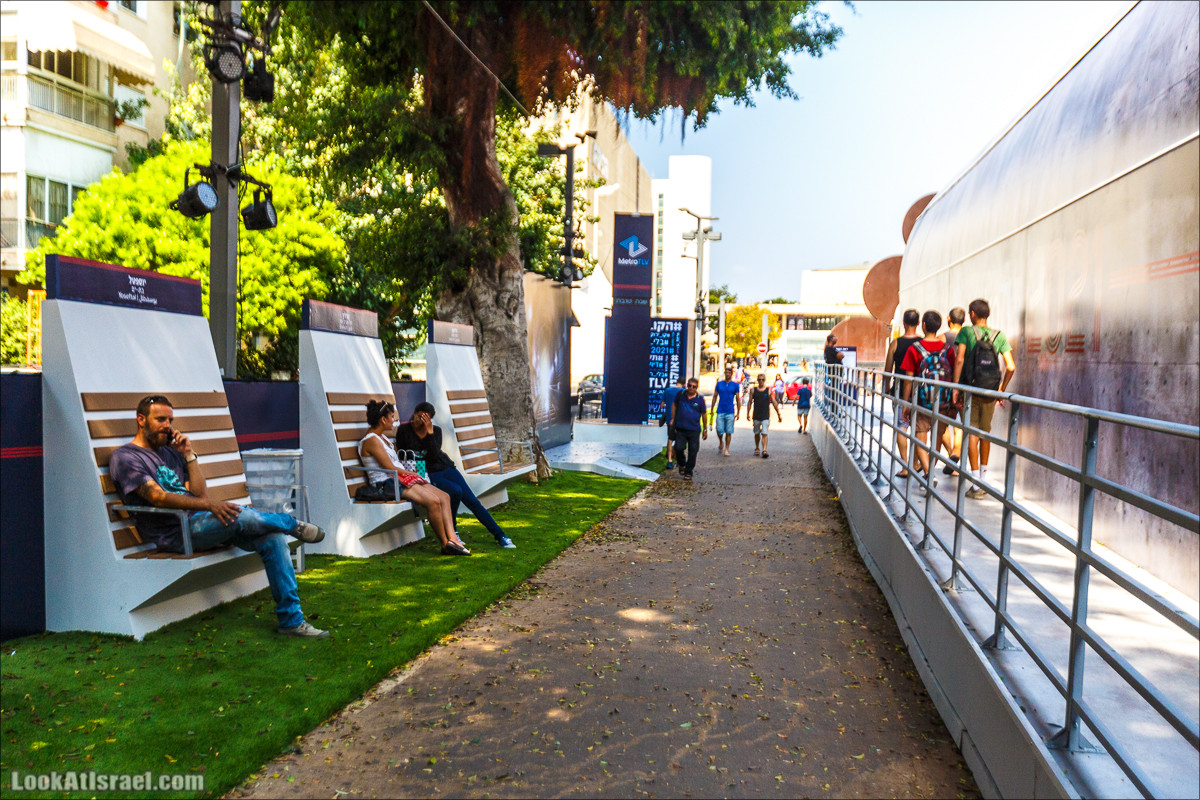 Тель-Авивское метро. Он же трамвай | Metro TLV | LookAtIsrael.com - Фото путешествия по Израилю