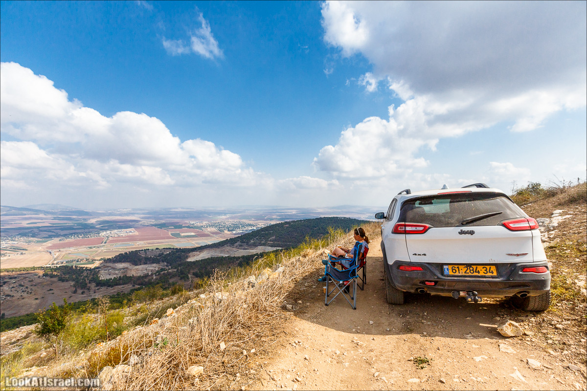 От Гильбоа к крепости Бельвуар по бездорожью | LookAtIsrael.com - Фото путешествия по Израилю