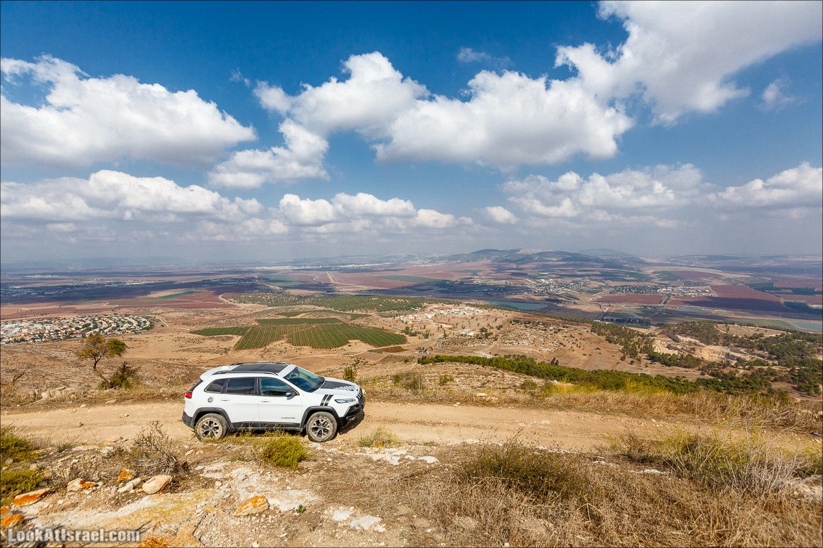От Гильбоа к крепости Бельвуар по бездорожью | LookAtIsrael.com - Фото путешествия по Израилю