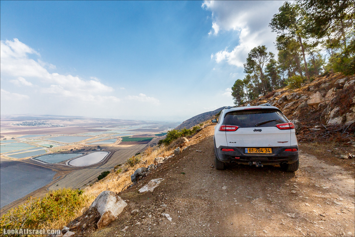От Гильбоа к крепости Бельвуар по бездорожью | LookAtIsrael.com - Фото путешествия по Израилю