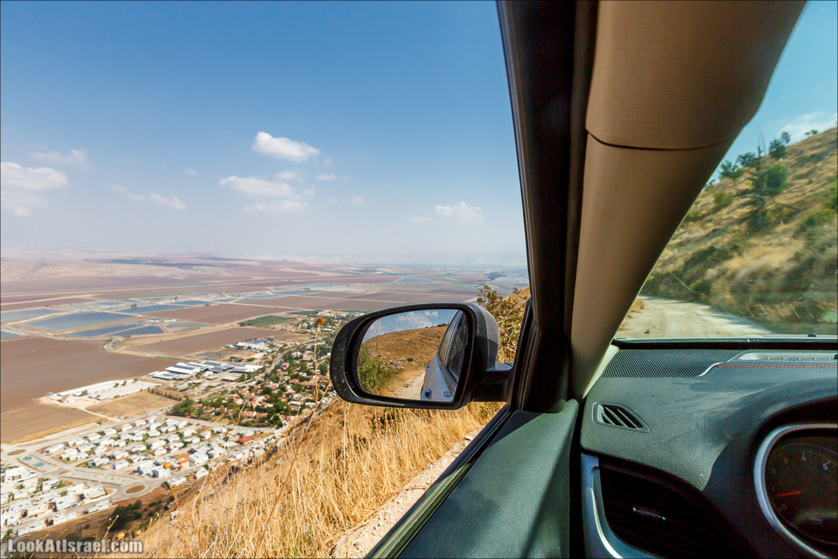 От Гильбоа к крепости Бельвуар по бездорожью | LookAtIsrael.com - Фото путешествия по Израилю