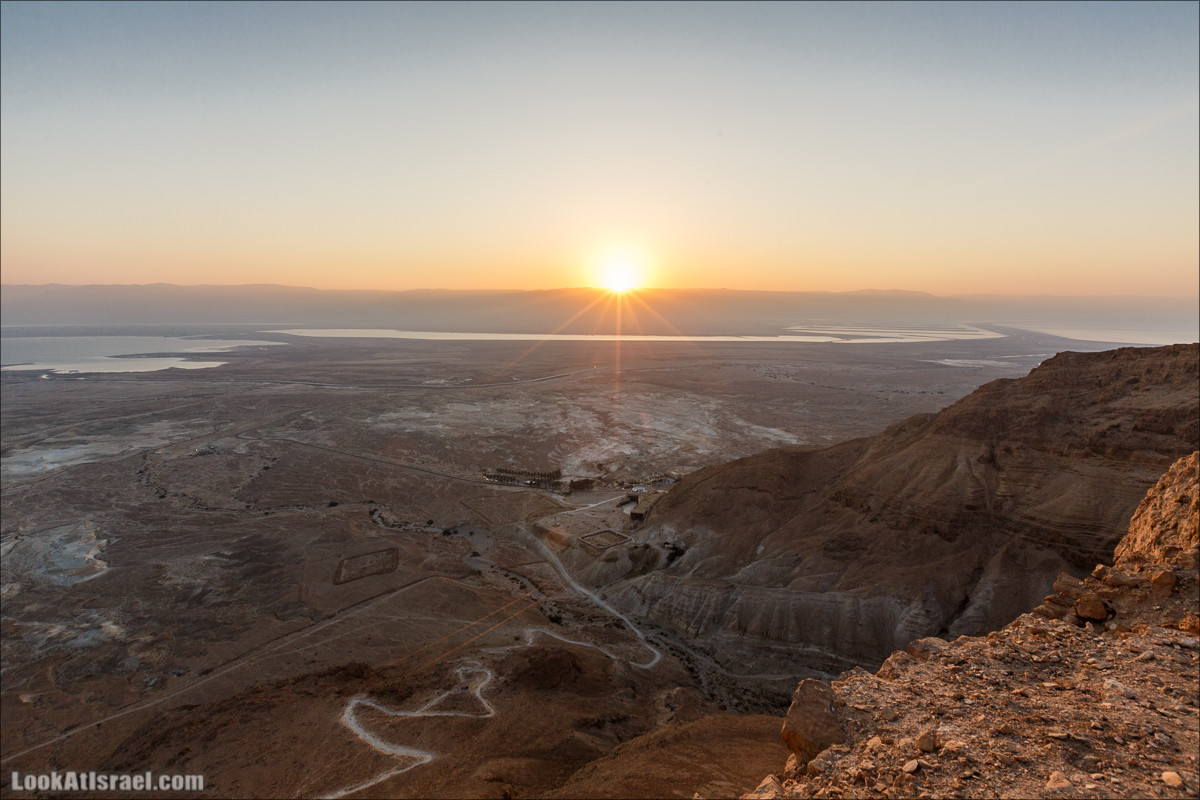 Подъём по змеиной тропе, рассвет над Массадой, гора Эльазар и прогулка по пустыне до Нахаль Рахаф | LookAtIsrael.com - Фото путешествия по Израилю