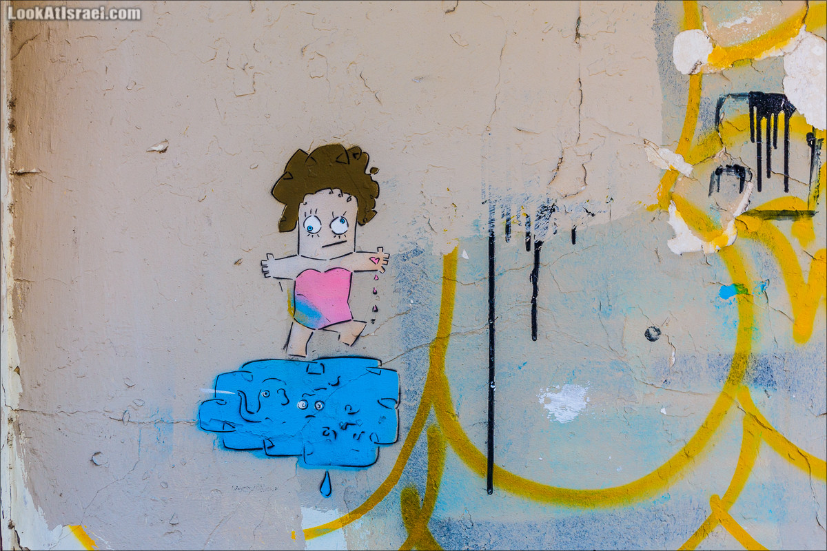 Граффити Тель Авива - Коробчата куфсоним | Tel Aviv street art - kufsonim | הקופסונים | LookAtIsrael.com - Фото путешествия по Израилю