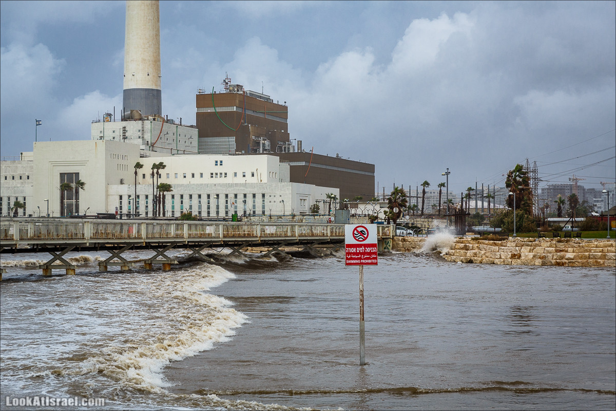 Штормовой и дождливый Тель-Авив | LookAtIsrael.com - Фото путешествия по Израилю