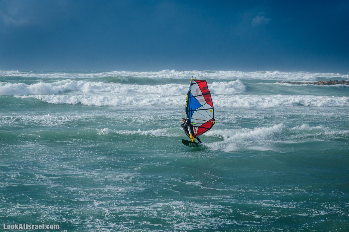 Штормовой и дождливый Тель-Авив | LookAtIsrael.com - Фото путешествия по Израилю