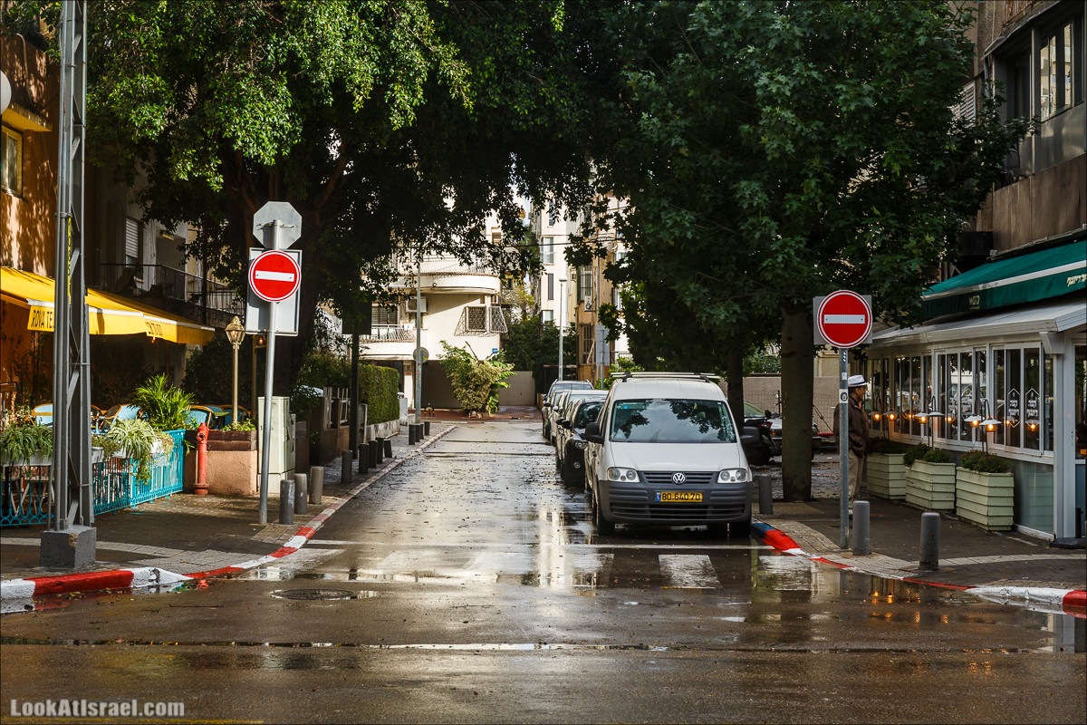 Штормовой и дождливый Тель-Авив | LookAtIsrael.com - Фото путешествия по Израилю