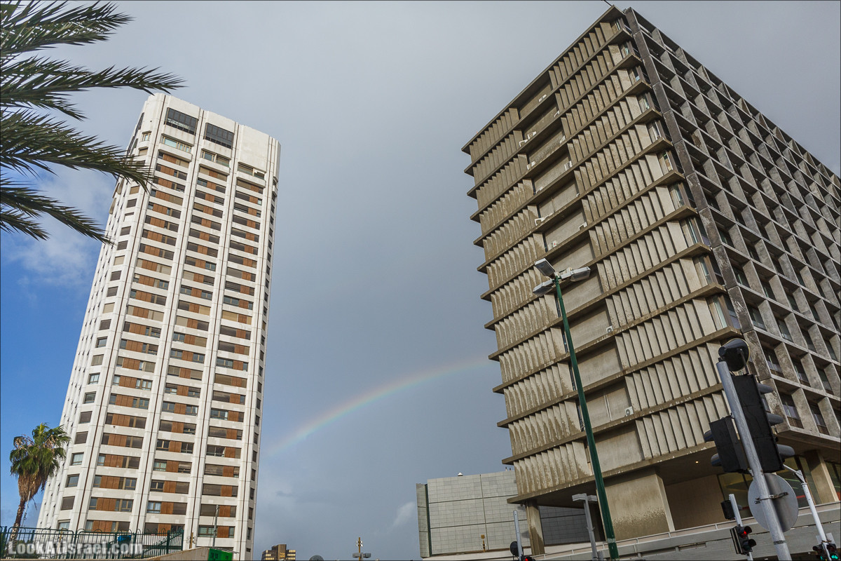 Штормовой и дождливый Тель-Авив | LookAtIsrael.com - Фото путешествия по Израилю