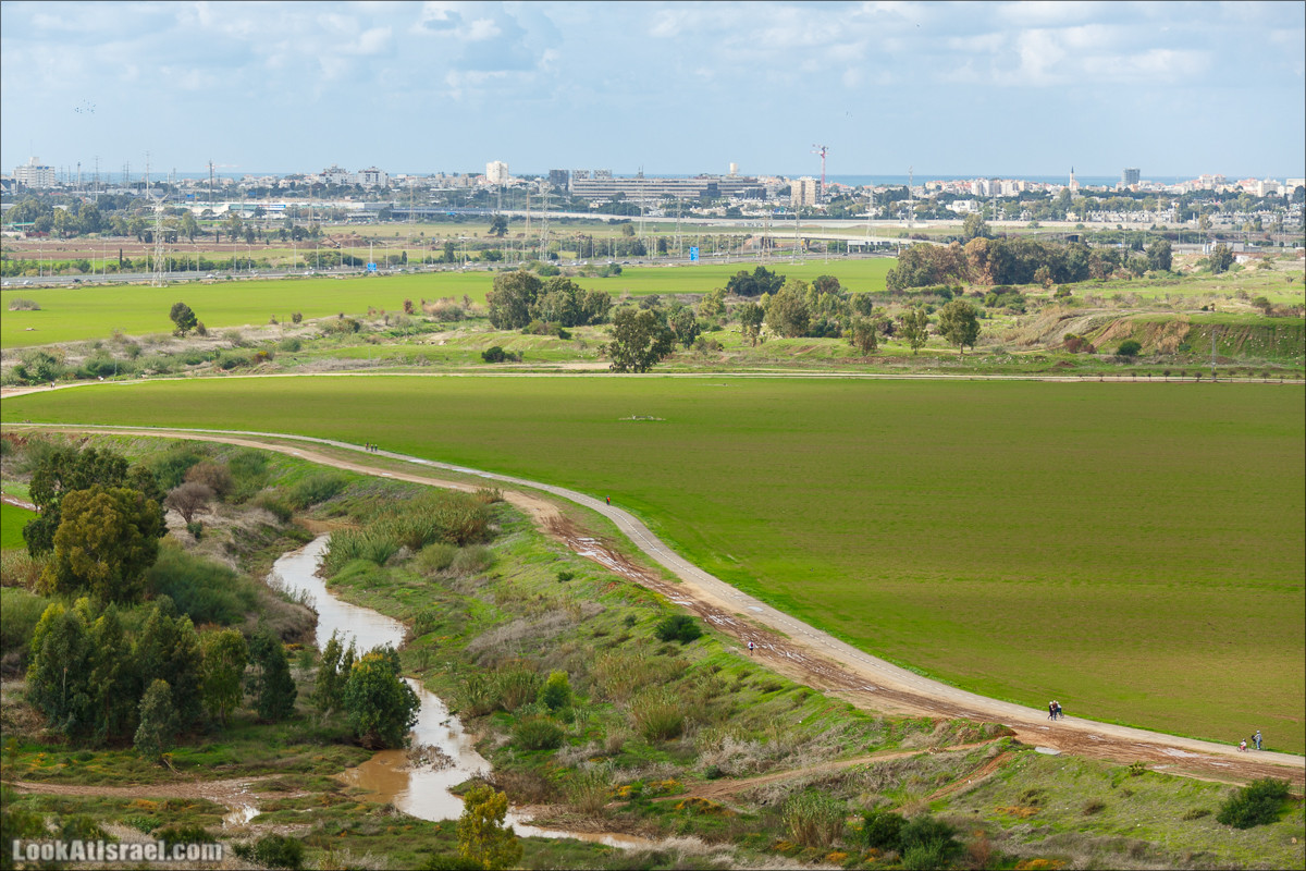 Самый большой парк в Израиле (имени Ариэля Шарона) на вершине мусорной свалки Хирия | Ariel Sharon park at trash heap Hiriya |פארק אריאל שרון בחירייה | LookAtIsrael.com - Фото путешествия по Израилю