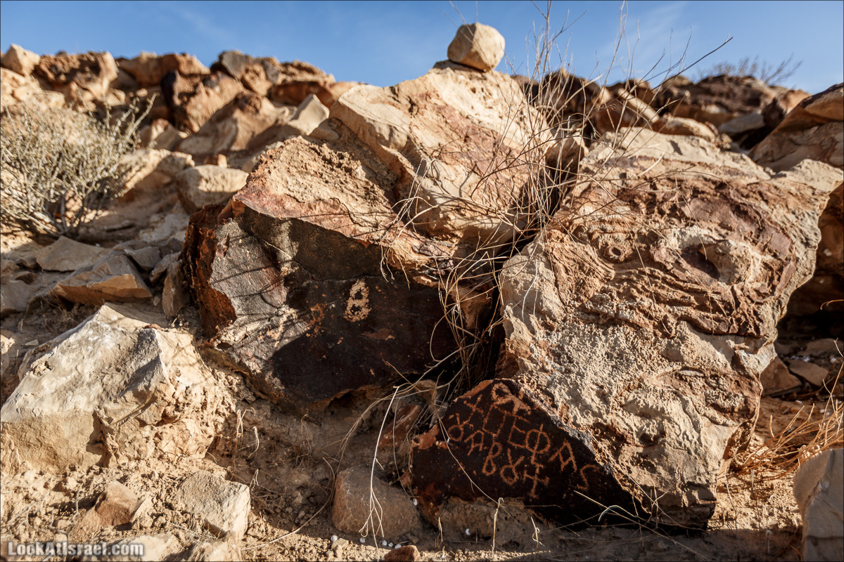 Ницана и окрестности с высоты полета. Пещера и турецкие постройки | LookAtIsrael.com - Фото путешествия по Израилю