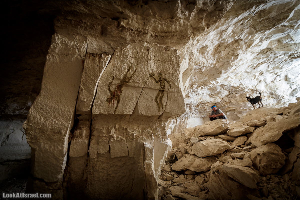 Ницана и окрестности с высоты полета. Пещера и турецкие постройки | LookAtIsrael.com - Фото путешествия по Израилю