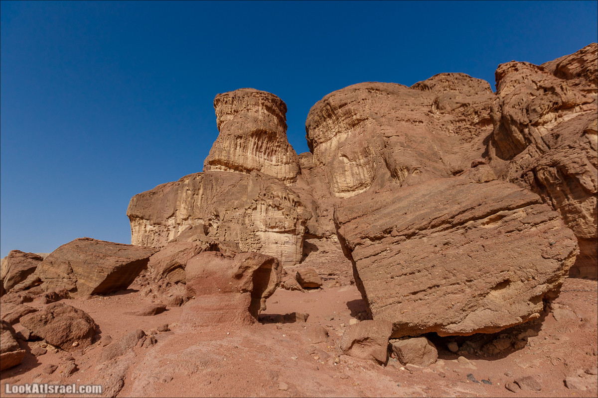 Хайкинг по тропе каньонов, дюна, ущелья и горы в долине Тимна | LookAtIsrael.com - Фото путешествия по Израилю