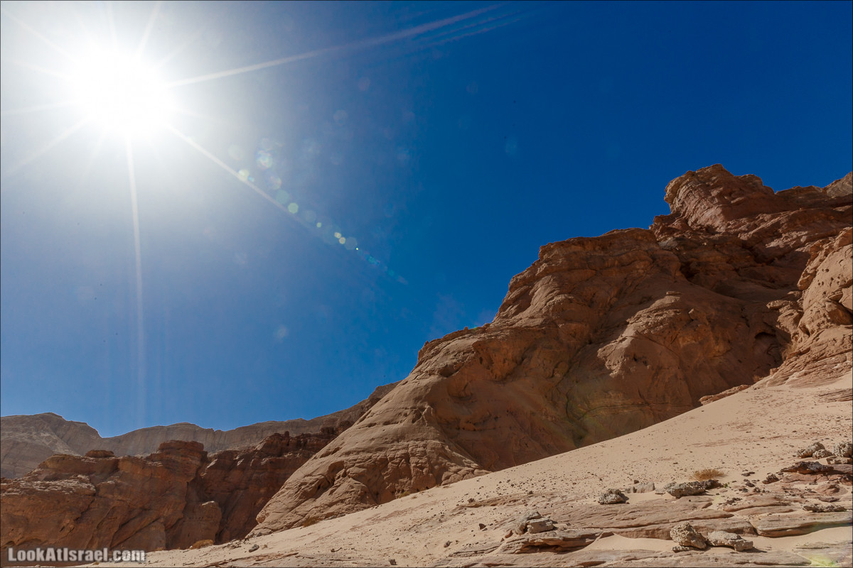 Хайкинг по тропе каньонов, дюна, ущелья и горы в долине Тимна | LookAtIsrael.com - Фото путешествия по Израилю