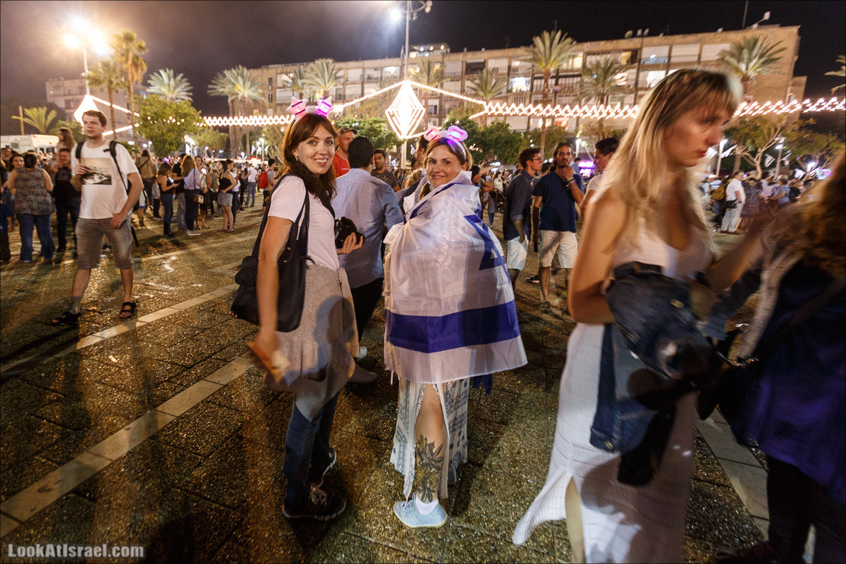 Праздничный салют в Тель-Авиве в честь 70-летия государства Израиль | Independence day 70 of Israel, fireworks | LookAtIsrael.com - Фото путешествия по Израилю