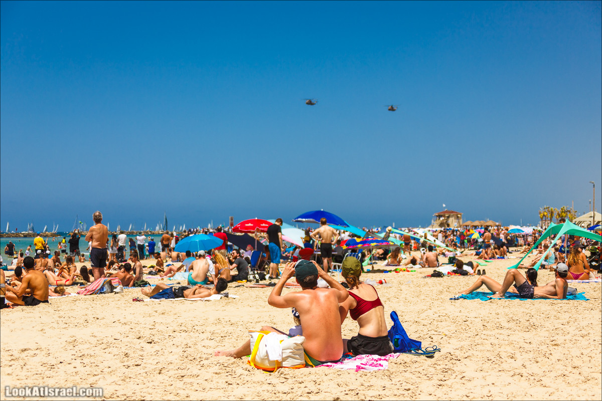 Праздничный парад ВВС и ВМФ в Тель-Авиве в честь 70-летия государства Израиль | Independence day 70 of Israel | LookAtIsrael.com - Фото путешествия по Израилю