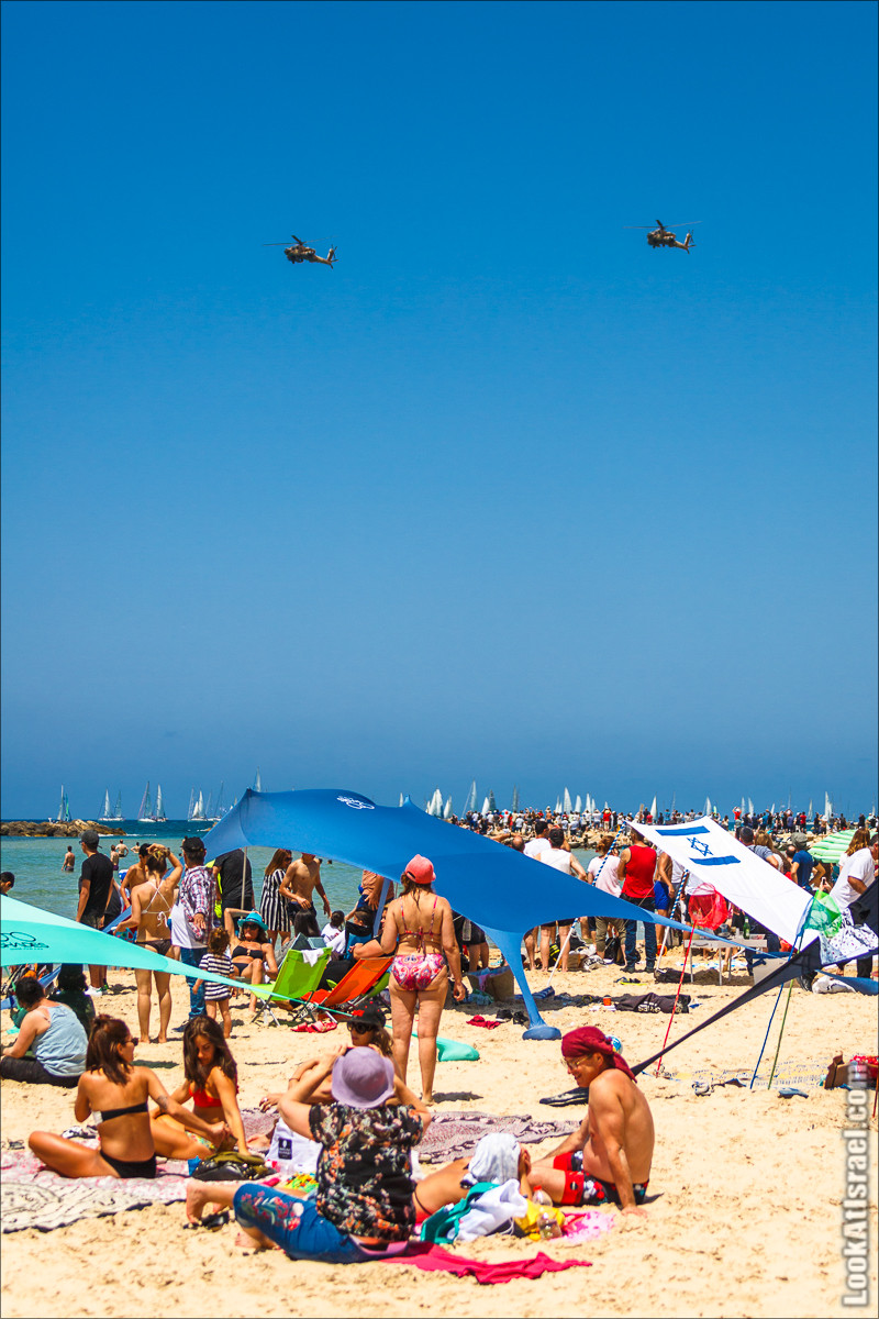 Праздничный парад ВВС и ВМФ в Тель-Авиве в честь 70-летия государства Израиль | Independence day 70 of Israel | LookAtIsrael.com - Фото путешествия по Израилю