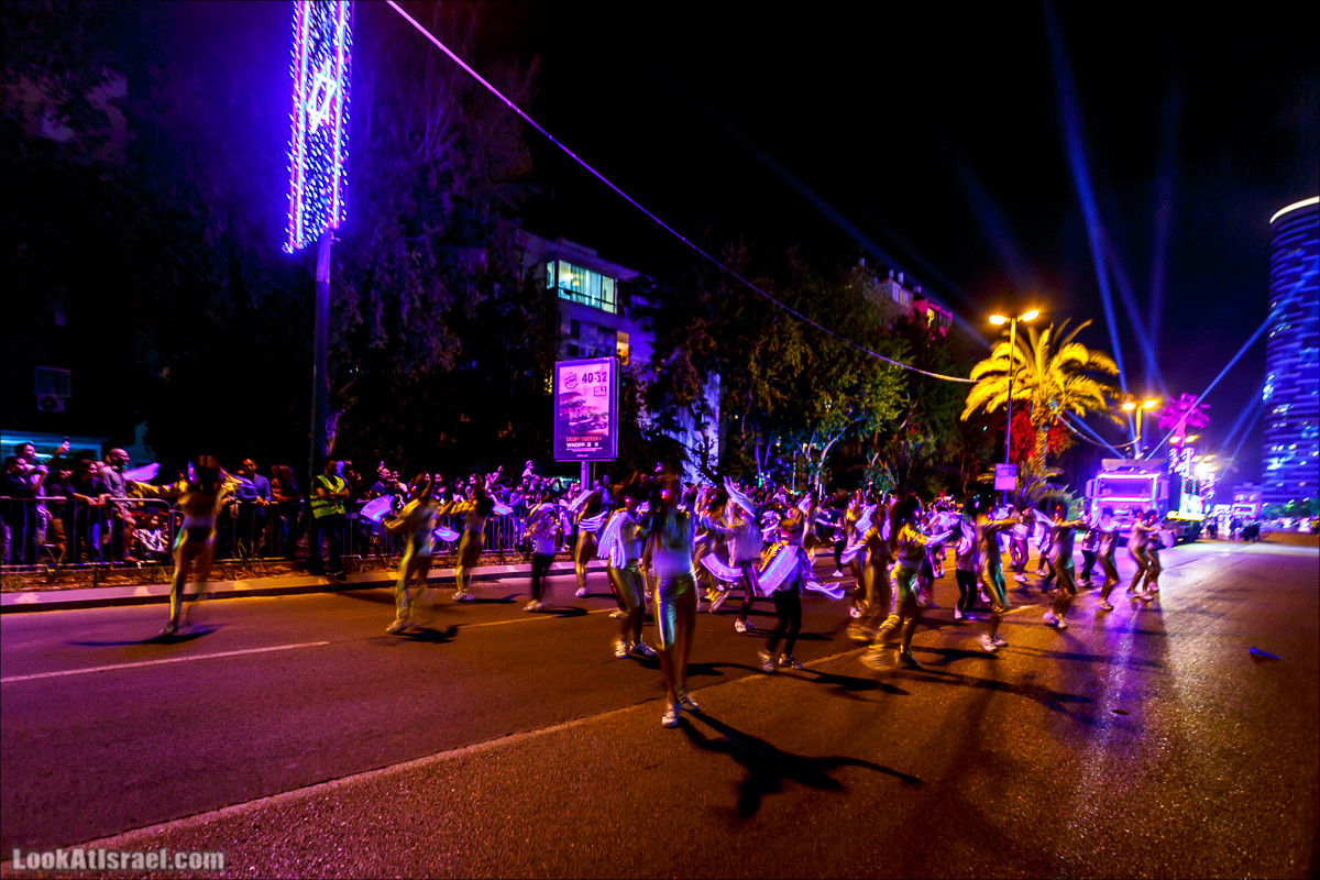 Парад света в Тель-Авиве в честь 70-летия государства Израиль | Parade of Lights in Tel Aviv, Independence day 70 of Israel | מצעד האור בתל אביב | LookAtIsrael.com - Фото путешествия по Израилю