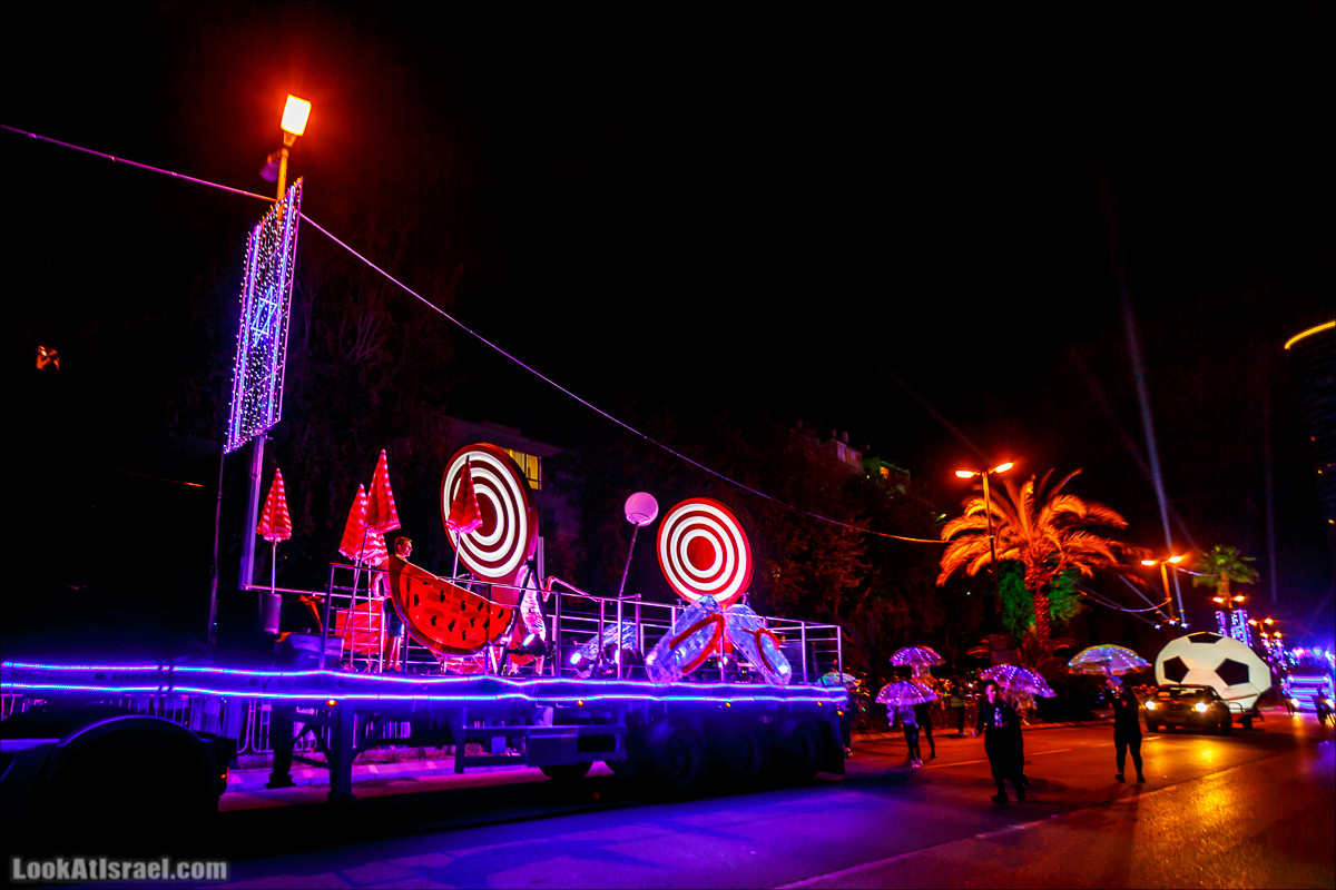 Парад света в Тель-Авиве в честь 70-летия государства Израиль | Parade of Lights in Tel Aviv, Independence day 70 of Israel | מצעד האור בתל אביב | LookAtIsrael.com - Фото путешествия по Израилю
