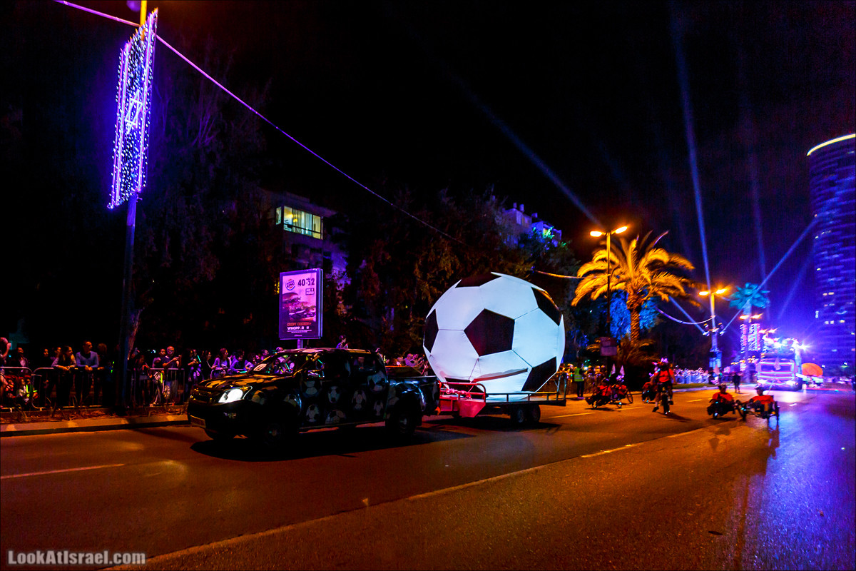 Парад света в Тель-Авиве в честь 70-летия государства Израиль | Parade of Lights in Tel Aviv, Independence day 70 of Israel | מצעד האור בתל אביב | LookAtIsrael.com - Фото путешествия по Израилю