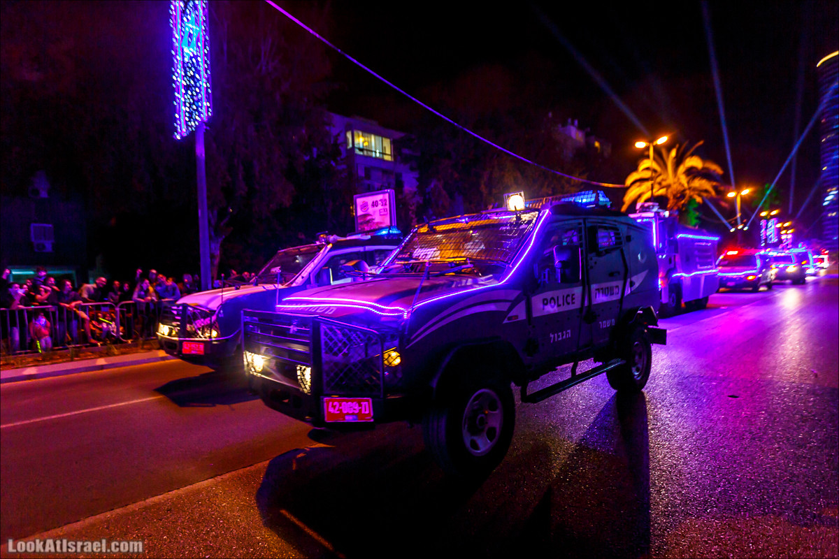 Парад света в Тель-Авиве в честь 70-летия государства Израиль | Parade of Lights in Tel Aviv, Independence day 70 of Israel | מצעד האור בתל אביב | LookAtIsrael.com - Фото путешествия по Израилю