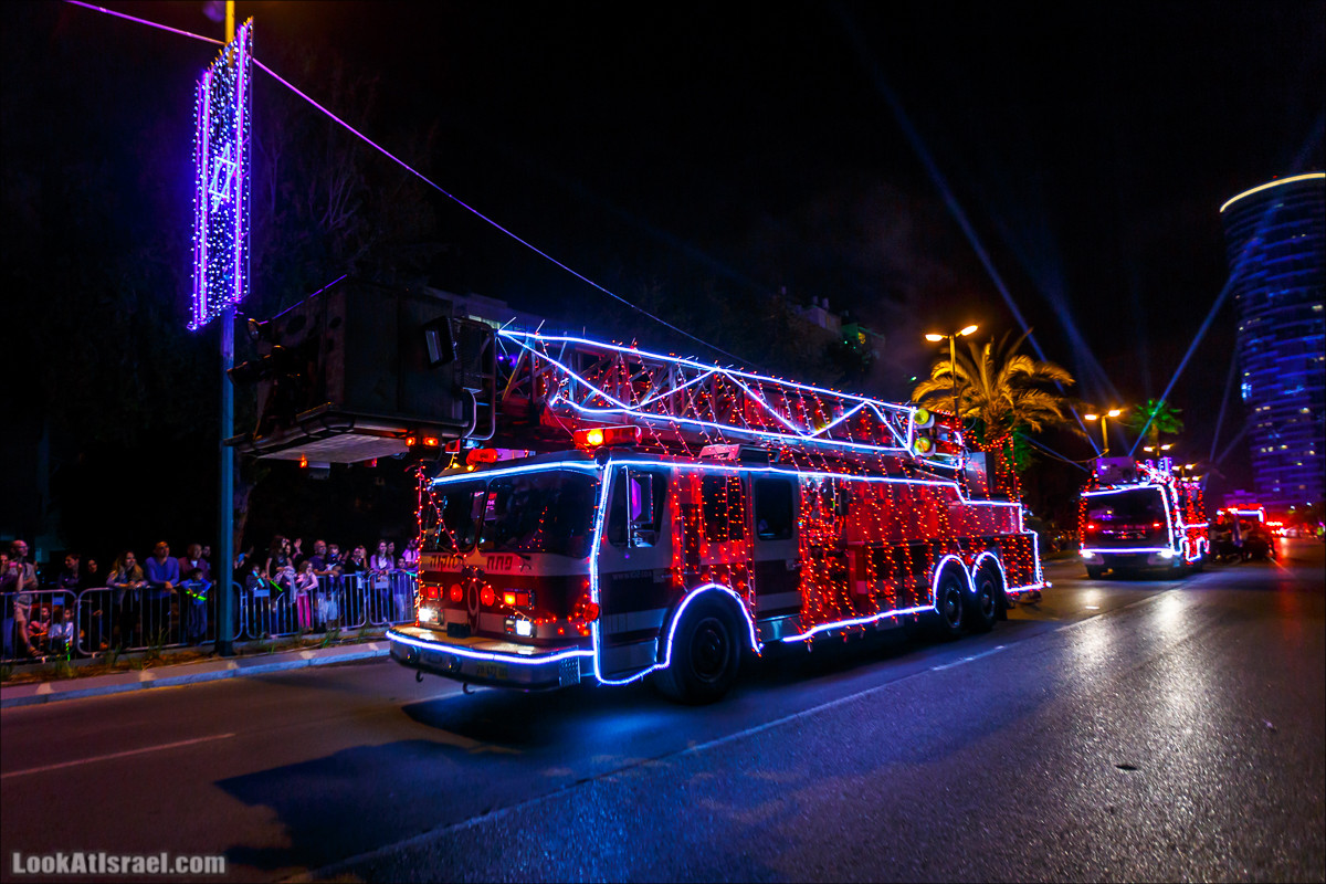 Парад света в Тель-Авиве в честь 70-летия государства Израиль | Parade of Lights in Tel Aviv, Independence day 70 of Israel | מצעד האור בתל אביב | LookAtIsrael.com - Фото путешествия по Израилю